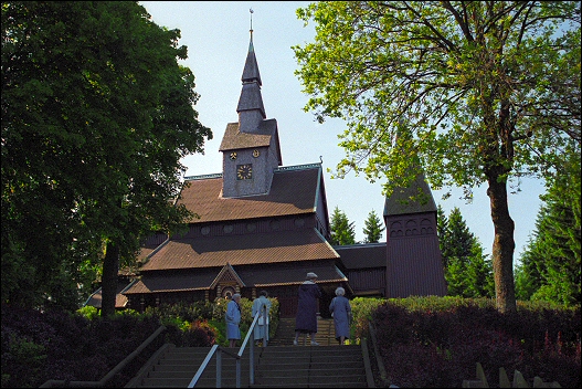 stave church in Hahnenklee: Gutsav-Adolf-Church, built 1907/08
