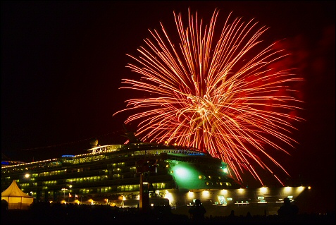 Freedom of the Seas Fireworks