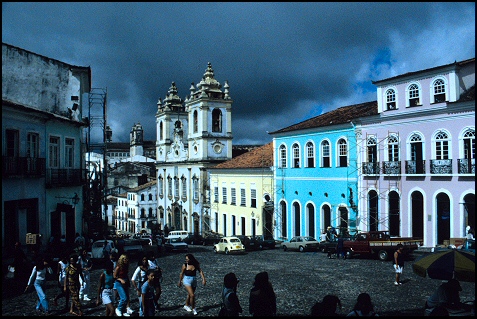 Salvador da Bahia old part of town 