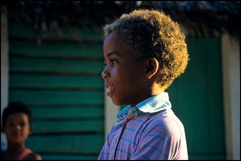Child in the Dominican Republic